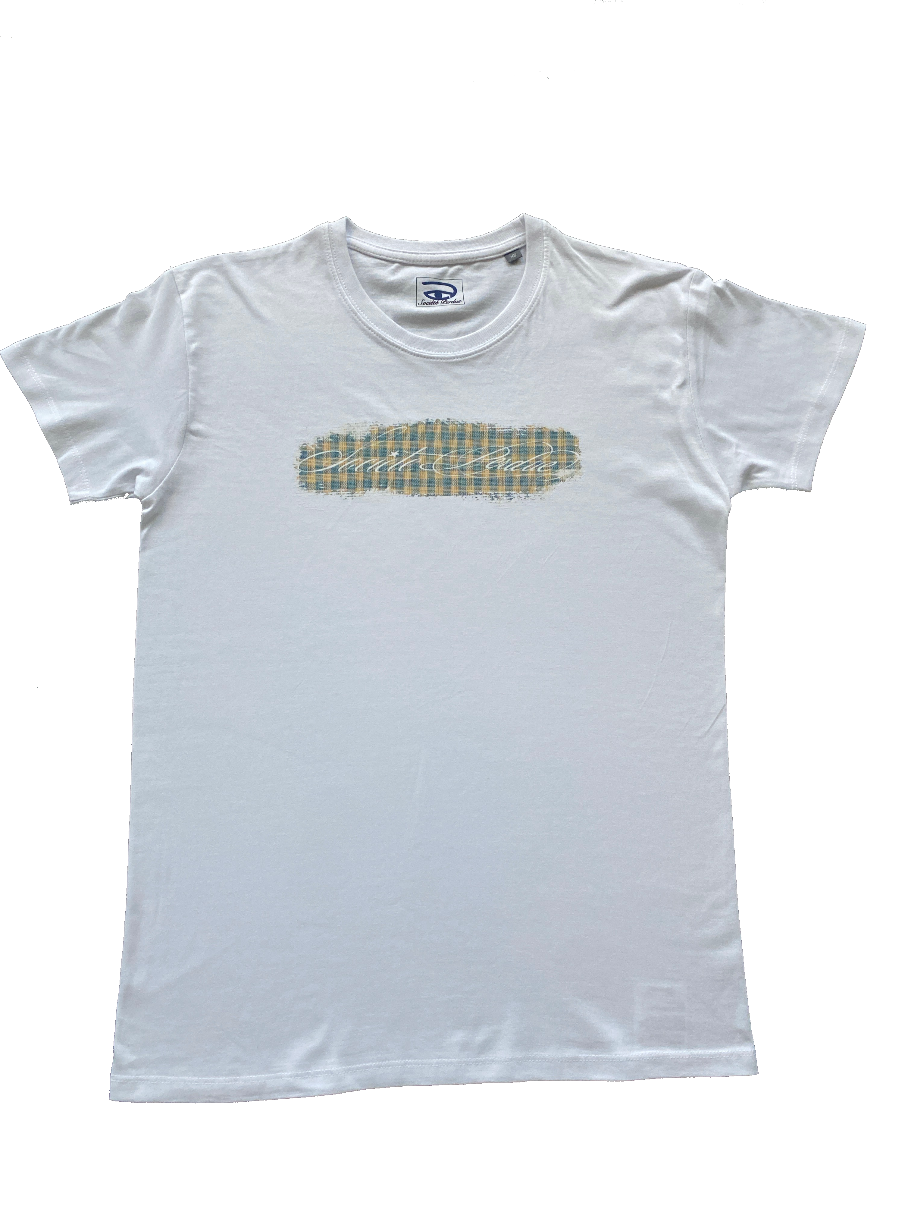 Striped logo perdue tshirt